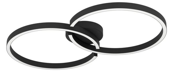 Eglo 900955-LED RGBW Stmievateľné stropné svietidlo AMANDOLO 19,5W/230V čierna + DO