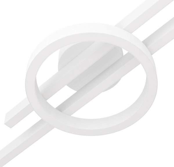 Eglo 900952- LED RGBW Stmievateľné stropné svietidlo AMANDOLO 23,5W/230V biela + DO