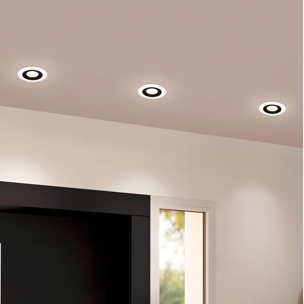 Eglo 900915 - SADA 3x LED Podhľadové svietidlo CALONGE 3xLED/4,8W/230V čierna