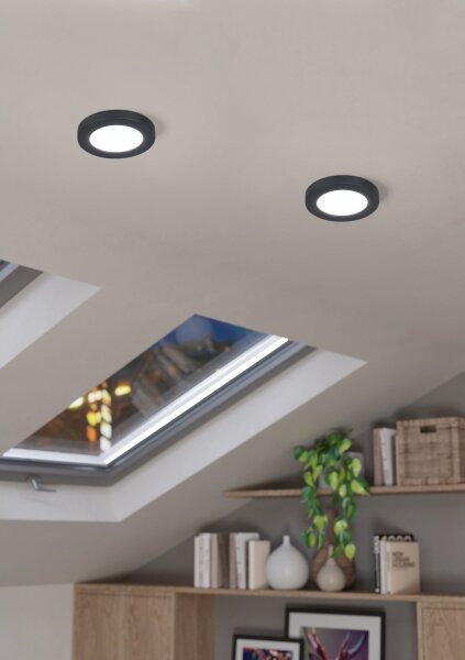 Eglo 900934 - LED podhľadové svietidlo FUEVA FLEX LED/5,5W/230V 4000K čierna