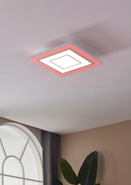 Eglo 900959 - LED RGBW Stmievateľné stropné svietidlo ALBARCA LED/18W/230V + DO