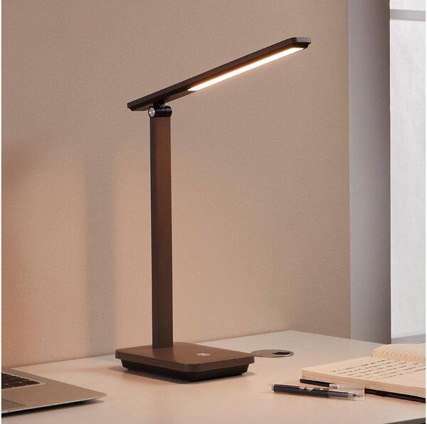 Eglo 900958 - LED Stmievateľná nabíjacia lampa INIESTA LED/3,6W/5V 1800mAh hnedá