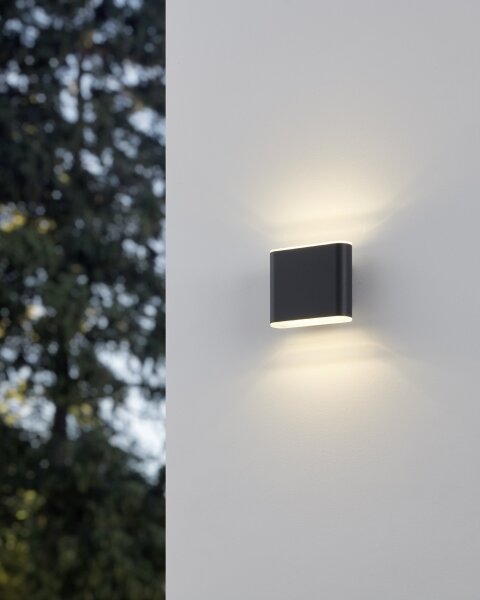 Eglo 901025 - LED Vonkajšie nástenné svietidlo GRUTTI 2xLED/2,9W/230V IP65