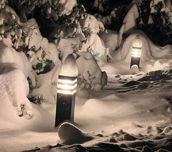 BERGE Vonkajšia stojacia záhradná lampa, 60 cm