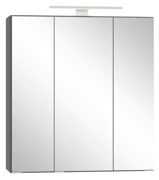 ZRKADLOVÁ SKRINKA, divoký dub, sivá, 60/64/20 cm Held - Online Only kúpeľne, Online Only