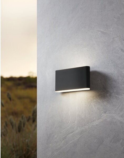 Eglo 901026 - LED Vonkajšie nástenné svietidlo GRUTTI 2xLED/5,8W/230V IP65