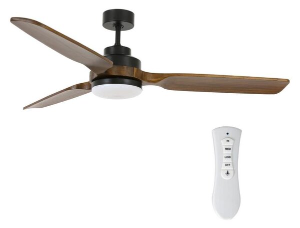 Lucci air 213054 - LED Stropný ventilátor SHOALHAVEN GX53/17W/230V paulovnia +DO