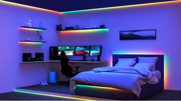 WiZ - LED RGBIC Stmievateľný pás 4m LED/10,2W/5V 2700-6500K Wi-Fi