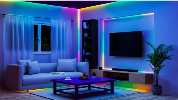 WiZ - LED RGBIC Stmievateľný pás 4m LED/10,2W/5V 2700-6500K Wi-Fi