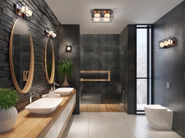 Ledvance - Vonkajšie nástenné svietidlo DECOR SQUARE 3xG9/28W/230V IP44