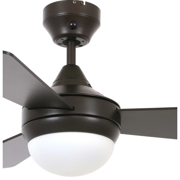 Lucci Air 512311- Stropný ventilátor AIRLIE HUGGER 2xE27/15W/230V drevo/hnědá+DO