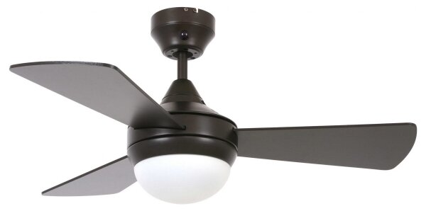 Lucci Air 512311- Stropný ventilátor AIRLIE HUGGER 2xE27/15W/230V drevo/hnědá+DO
