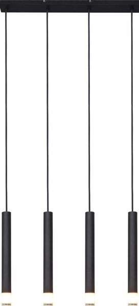 Zuma Line P241125804BL - Závesný luster VELIC na lankách 4xG9/5W/230V, čierny