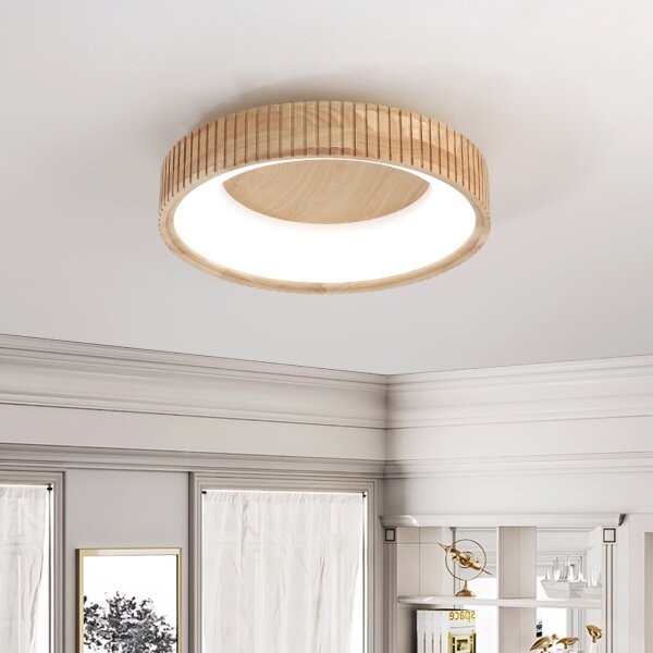 Brilagi - LED stropné svietidlo FALCON WOOD MODERN LED/30W/230V pr. 45 cm drevo