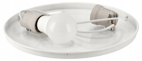 ECOLIGHT Okrúhle LED stropné svietidlo - 2xE27 - biele