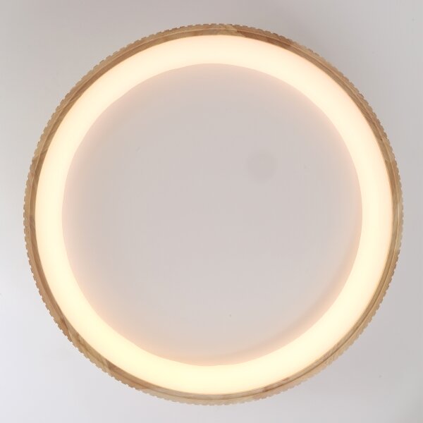Brilagi - LED stropné svietidlo FALCON WOOD MODERN LED/60W/230V priemer 80 cm, drevené prevedenie