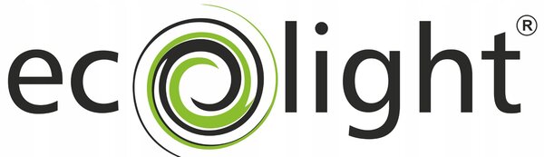 ECOLIGHT Okrúhly LED stropný panel - 2xE27 - čierny