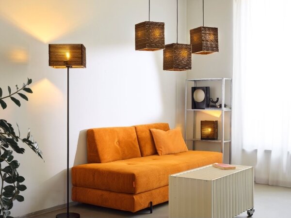 Ledvance - Stolná lampa DECOR CARDBOARD 1xE27/15W/230V 20x20 cm