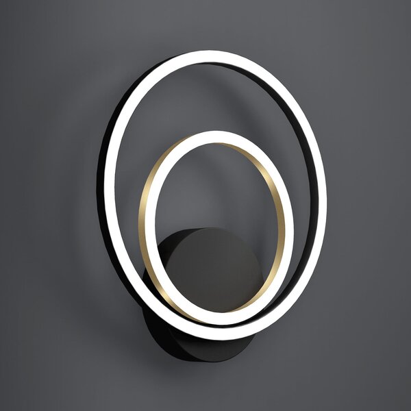 Nástenné Svietidlo Stars of Light, Lanacera, Čierna, Obývacia izba, Kov, Moderný