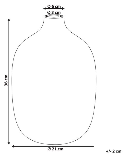 Dekoratívna váza sivá a biela terakotová 36 cm moderný štýl obývacia izba spálňa doplnky