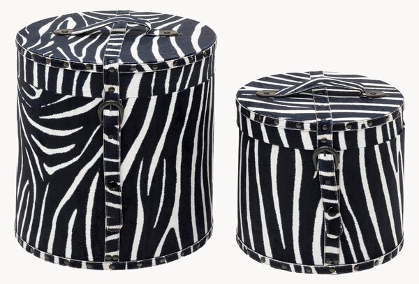 Úložné škatule Wild Animal Zebra, 2 ks