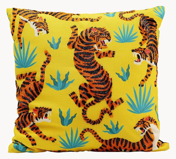 Zamatový vankúš Tiger Love