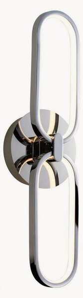 Nástenné svietidlo Colette Chrome
