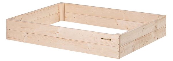 ATMOWOOD Drevený vyvýšený záhon 120 x 80 x 20 cm