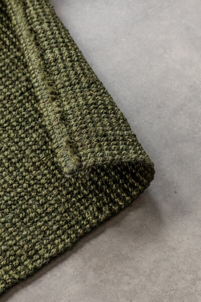 Hanse Home , Behúň Bouclé Jute 105977 Jungle Green, 80x200, zelená, chodba / predsieň