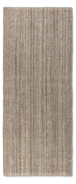 Hanse Home , Behúň Bouclé Jute 105975 Grey Brown, 80x200, hnedá, chodba / predsieň