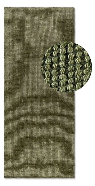 Hanse Home , Behúň Bouclé Jute 105977 Jungle Green, 80x200, zelená, chodba / predsieň