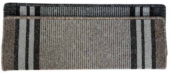 Vopi Nášľapy na schody Gandia šedý obdĺžnik, samolepiaci - 24x65 obdĺžnik (rozmer vrátane ohybu)