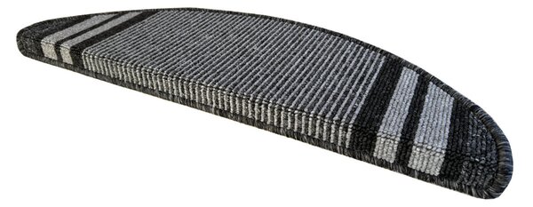 Vopi Nášľapy na schody Gandia šedý polkruh, samolepiaci - 24x65 polkruh (rozmer vrátane ohybu)