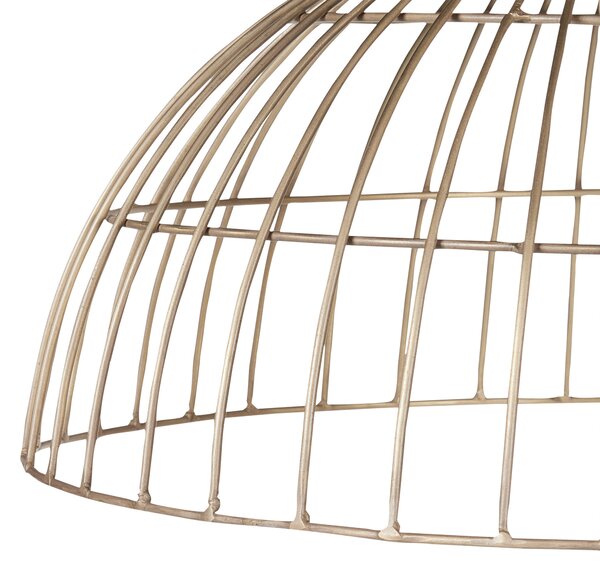 Závesná lampa mosadzná farba kovové železné otvorené tienidlo moderný dizajn