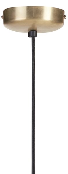 Závesná lampa mosadzná farba kovové železné otvorené tienidlo moderný dizajn
