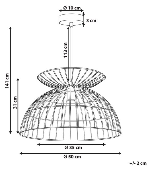 Závesná lampa mosadzná farba kovové železné otvorené tienidlo moderný dizajn