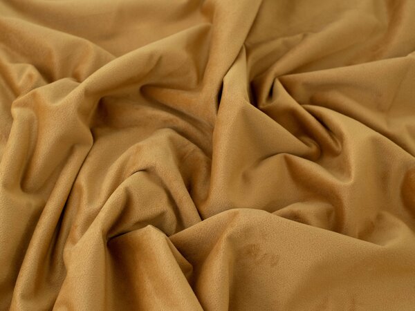 Zatemňovacie závesy Velvet horčicová – 140 × 180 cm (2 ks)