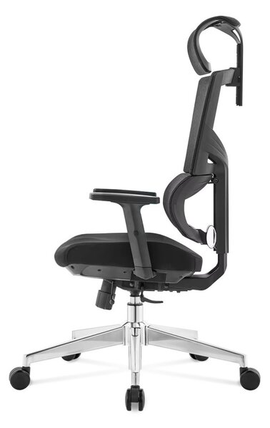 Kancelárska ergonomická stolička Neoseat ALINE — čierna, nosnosť 150 kg