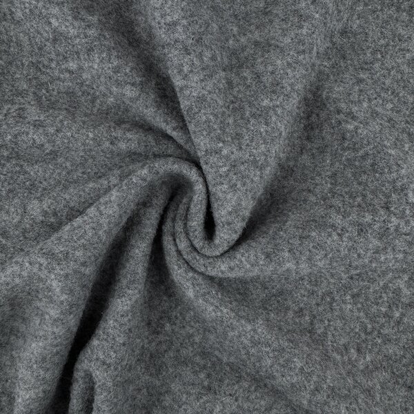 Metráž Funkčný fleece 100% Merino vlna 280g - Sivá