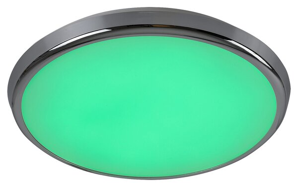 Rabalux LED RGB Stmievateľné kúpeľňové stropné svietidlo 18W/30cm/3000-6500K/IP44/diaľkové osvetlenie