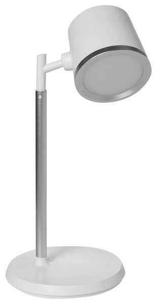 Stolná a nástenná LED lampa biela syntetický materiál 3 režimy teploty svetla so stmievačom nastaviteľná odnímateľná kancelária