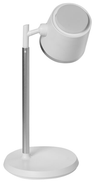 Stolná a nástenná LED lampa biela syntetický materiál 3 režimy teploty svetla so stmievačom nastaviteľná odnímateľná kancelária