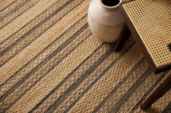Diamond Carpets India , Ručne viazaný kusový koberec Agra Terrain DE 2281 Natural Mix, 80x150, béžová, chodba / predsieň