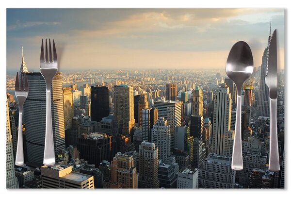 Sablio Prestieranie New York Skyline: 40x30cm