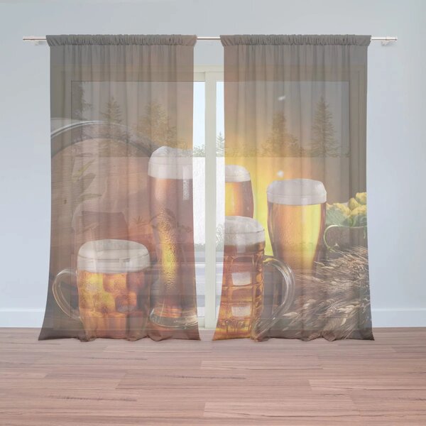 Sablio Záclony Krígle s pivom: 2ks 150x250cm