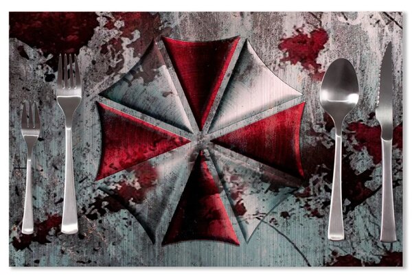 Sablio Prestieranie Resident Evil Umbrella Corporation Steel: 40x30cm
