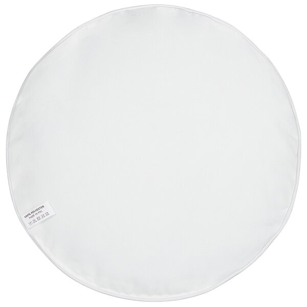 Sada 2 záhradných vankúšov béžová polyester ⌀ 40 cm okrúhla vzor listov s motívom moderný dizajn dekoračný vankúš