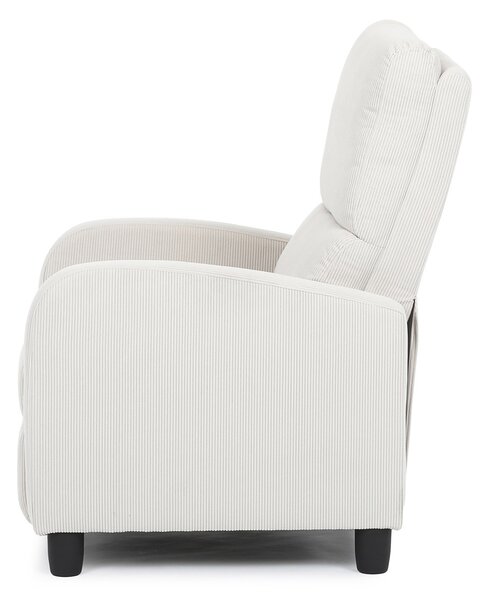 Autronic - TV a relaxační křeslo, manuální polohování push back, potah manšestrová béžová látka - TV-4011 BGE2