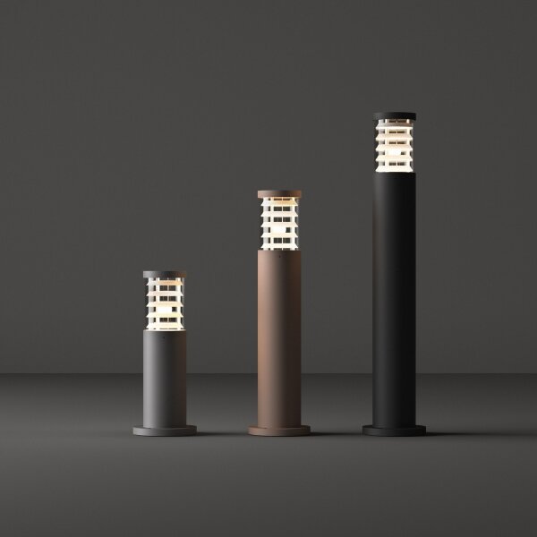 Ideal Lux - Vonkajšie svietidlo TRONCO 1xE27/42W/230V 25 cm IP65 antracit
