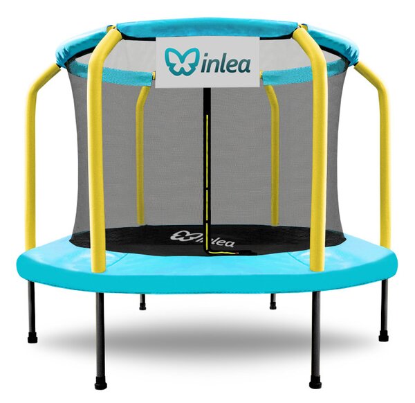 INLEA ULTIMATE Jump Trampolína 150 cm s vnútornou ochrannou sieťou - svetlomodrá